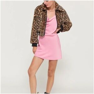 Urban Outfitters pink slip dress